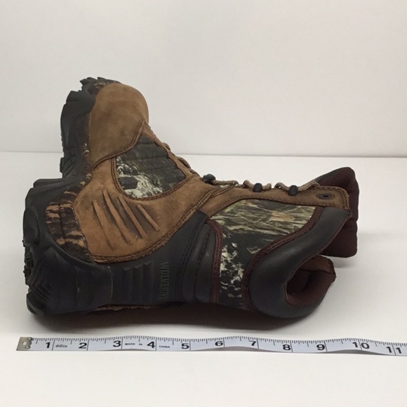 EUC Wolverine Thinsulated Ultra Insulation Waterproof Camo Leather High Top Boot - Picture 14 of 16